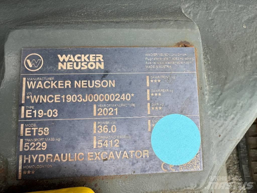 Wacker Neuson ET58 履带挖掘机