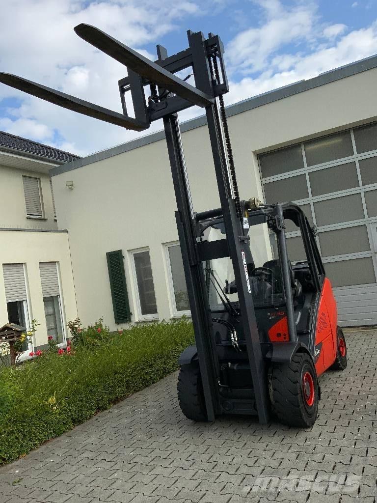Linde H35T-02 天然气叉车