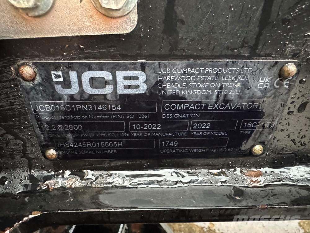 JCB 16C-1 小型挖掘机