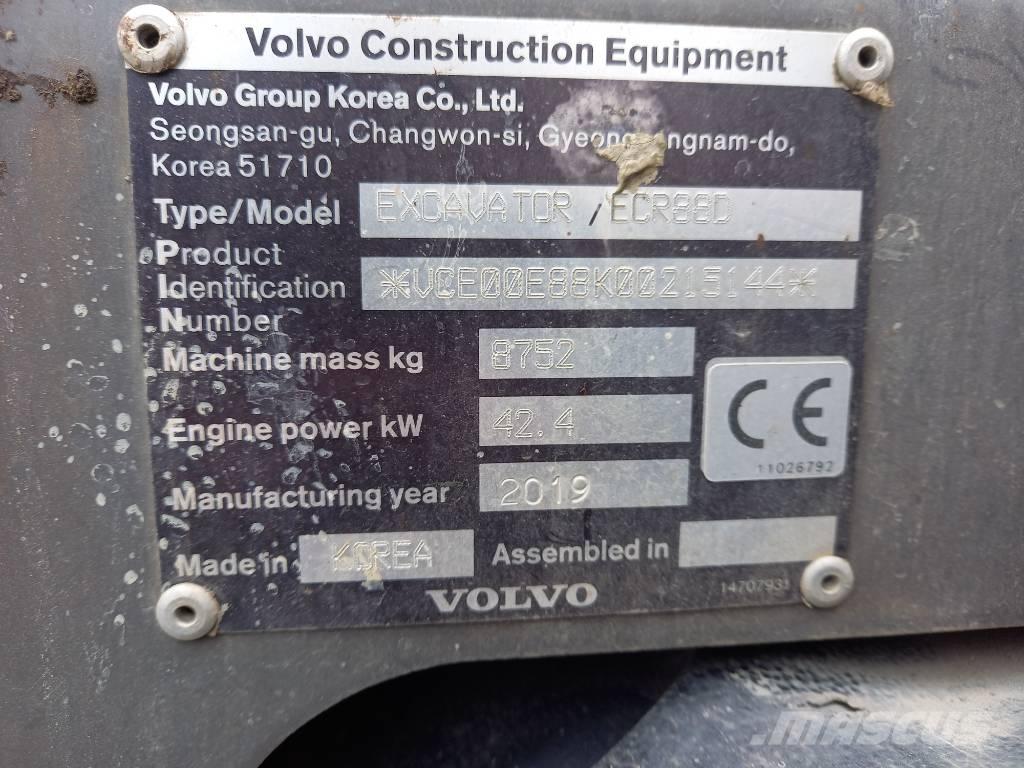 Volvo ECR 88 D 中型挖掘机