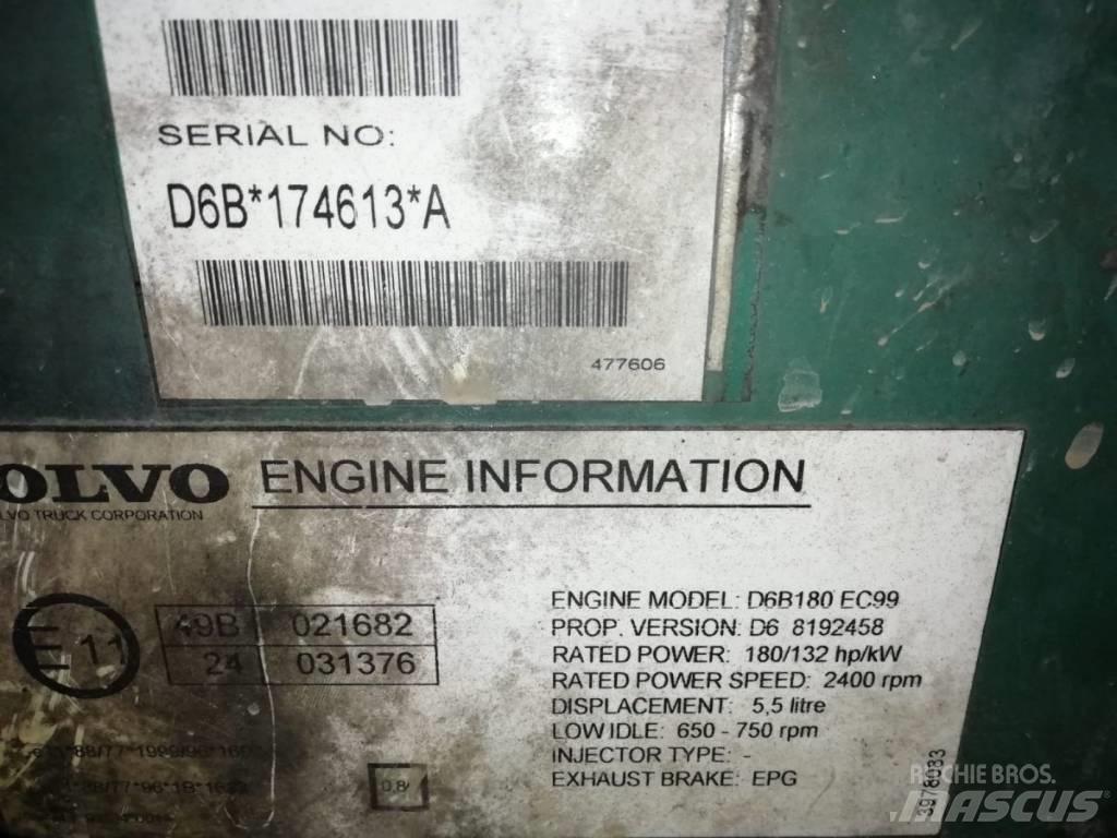 Volvo Engine D6B180 发动机