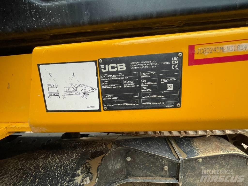 JCB 245 XR 履带挖掘机