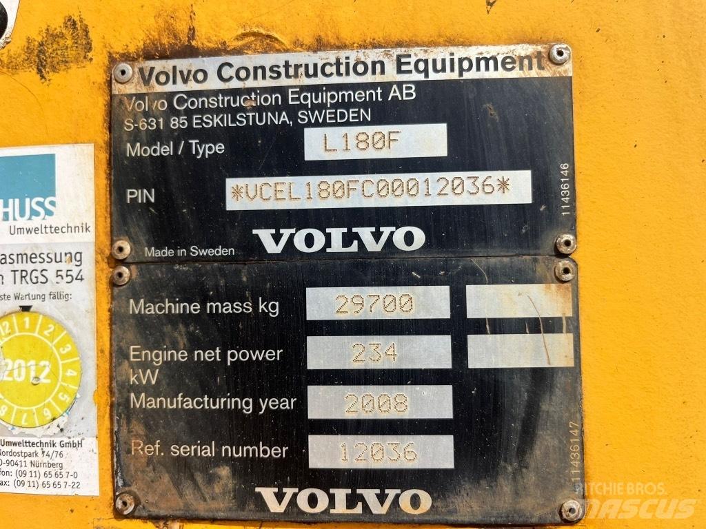 Volvo L 180 F 轮式装载机