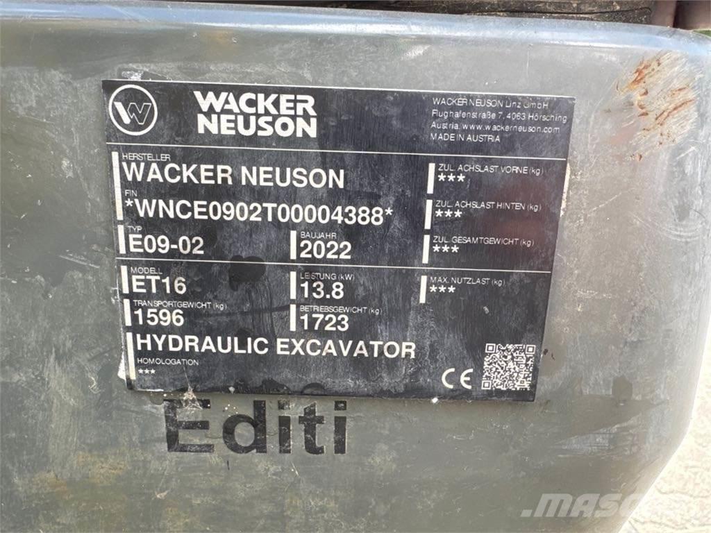 Wacker Neuson ET16 履带挖掘机
