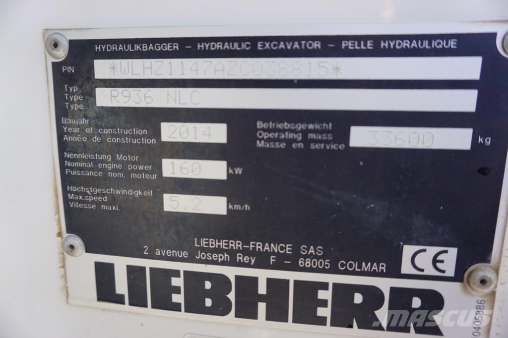 Liebherr R 936 N LC 履带挖掘机