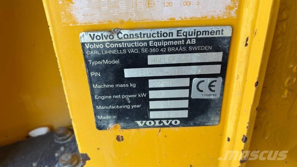 Volvo A 30 G 铰接式自卸车