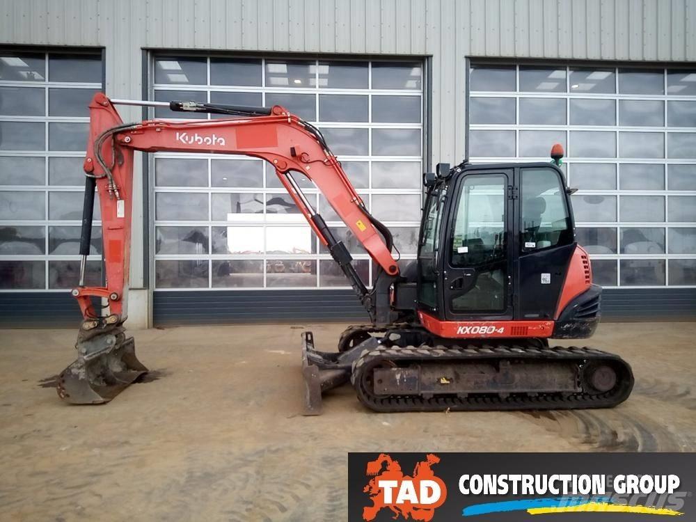 Kubota KX 080-4 中型挖掘机
