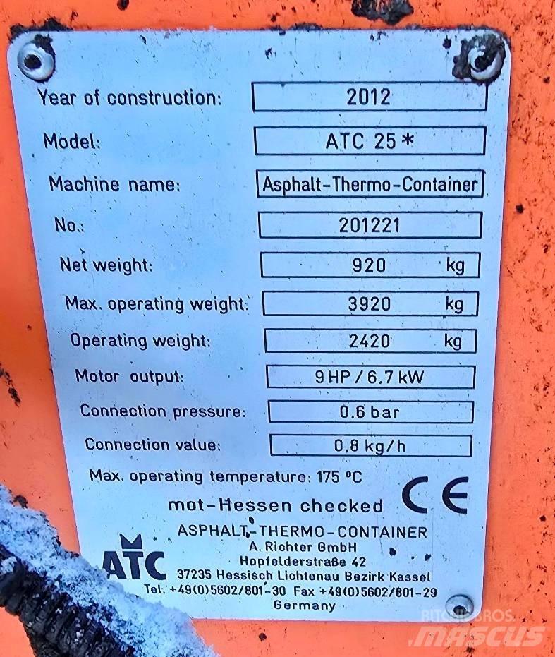 ATC 25 沥青热料箱