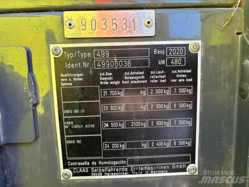 CLAAS Jaguar 960 4WD 自走式青贮饲料收割机
