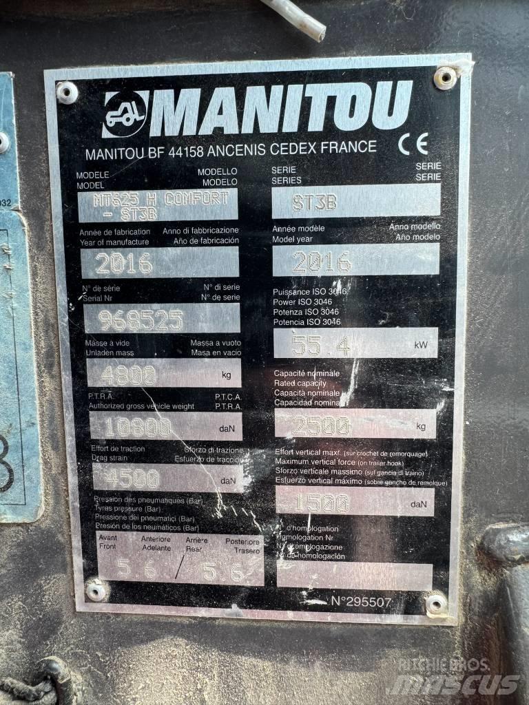 Manitou MT 625 H 伸缩臂叉装车|叉装车