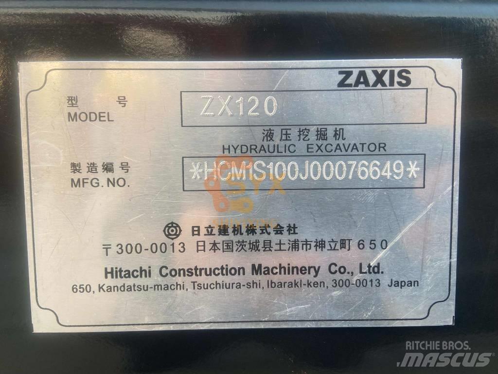 Hitachi ZX 120 履带挖掘机