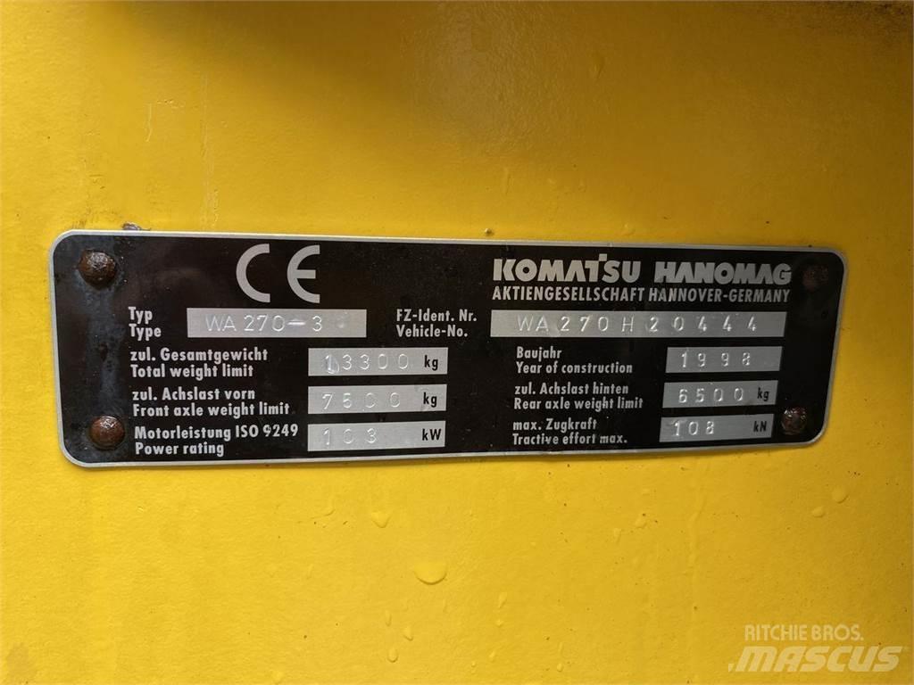 Komatsu WA270-3 轮式装载机