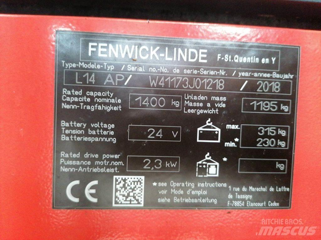 Linde L14 AP 手推堆垛车