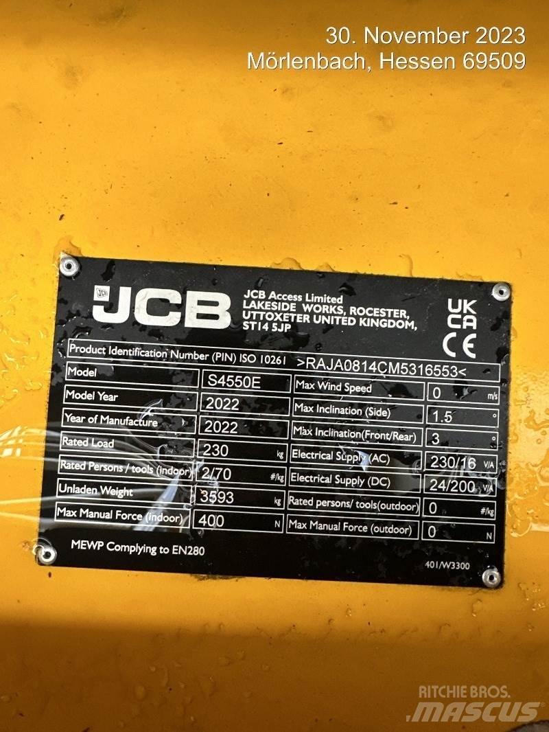 JCB S4550E 剪叉式升降机