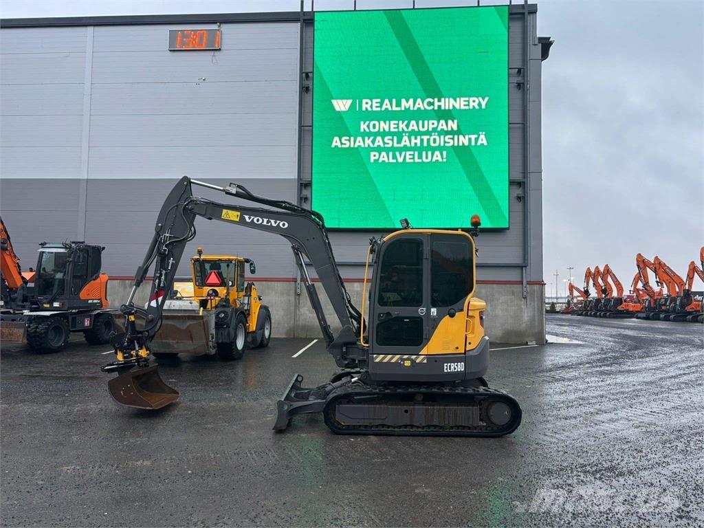 Volvo ecr58d 小型挖掘机