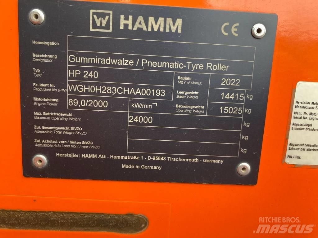 Hamm HP240 双轮压路机