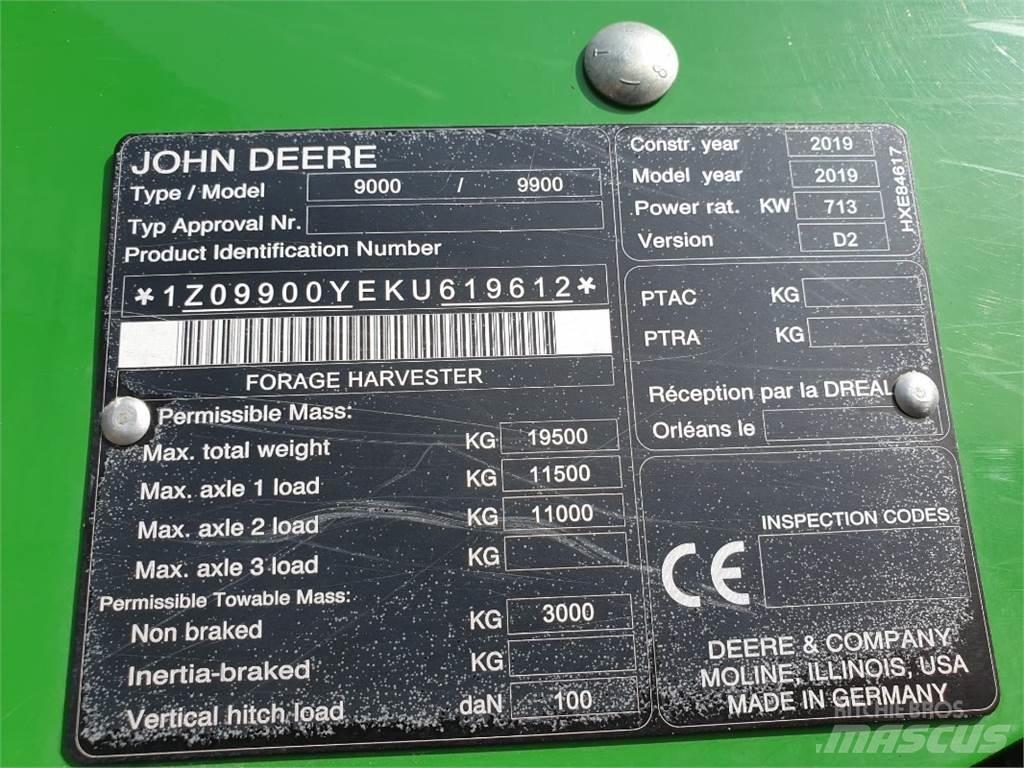John Deere 9900 青饲料收获机