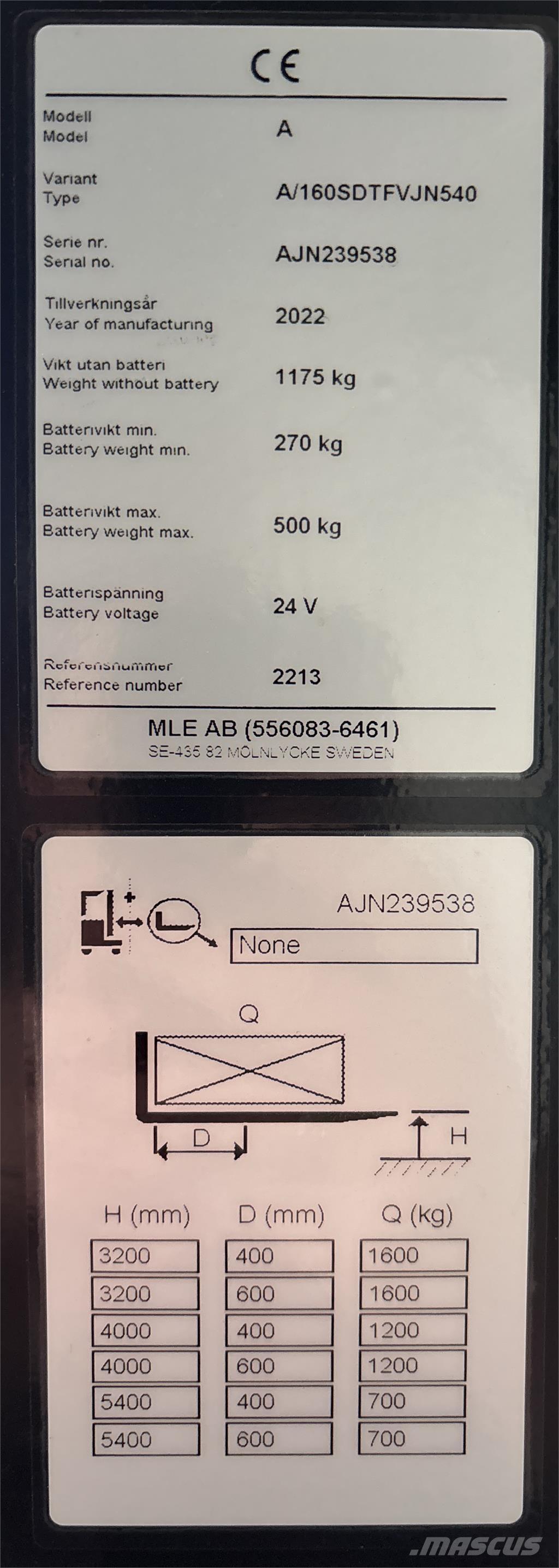 Atlet A160 行走式堆垛机