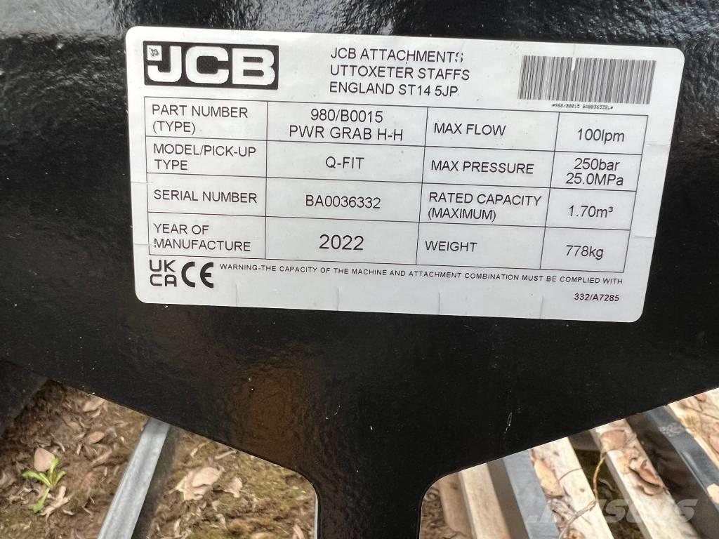 JCB 980/B0007 Grab 其他装载挖掘装置和配件