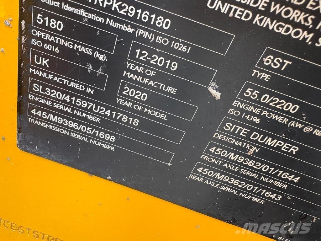 JCB 6 ST 翻斗车\公路型自卸车