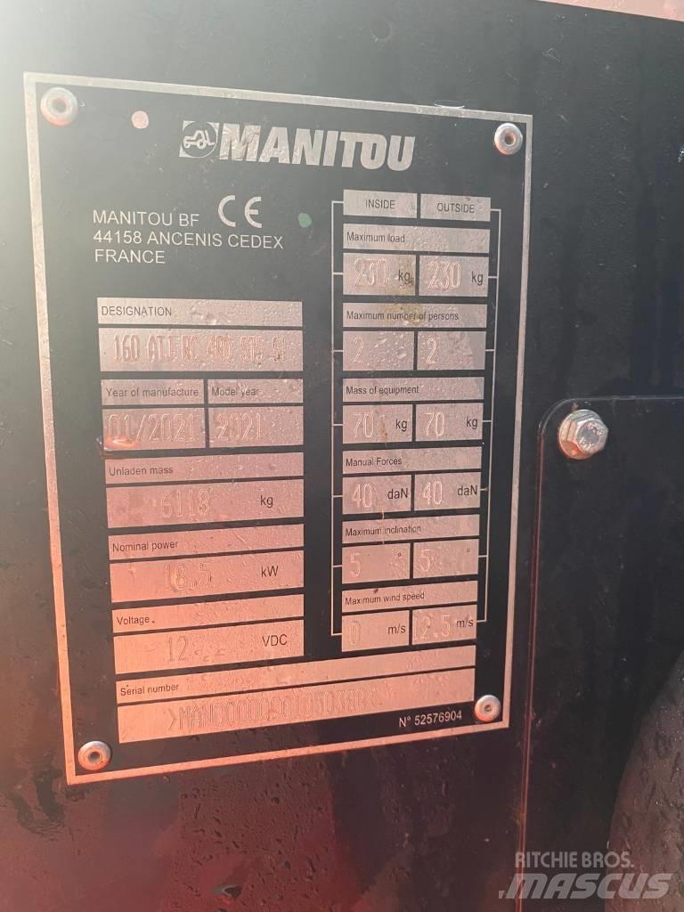 Manitou 160 ATJ 曲臂高空工作平台