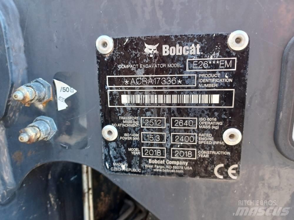 Bobcat E 26 小型挖掘机