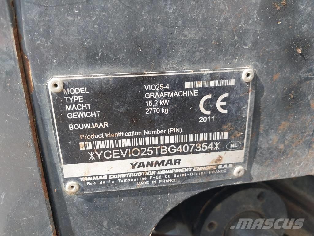 Yanmar Vio 25-4 小型挖掘机