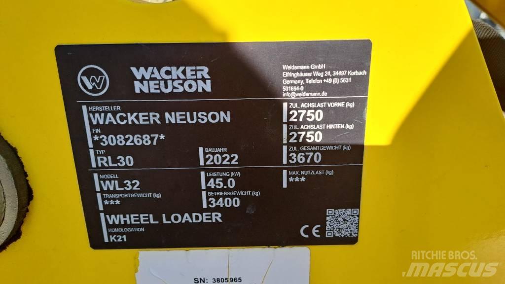 Wacker Neuson WL32 轮式装载机