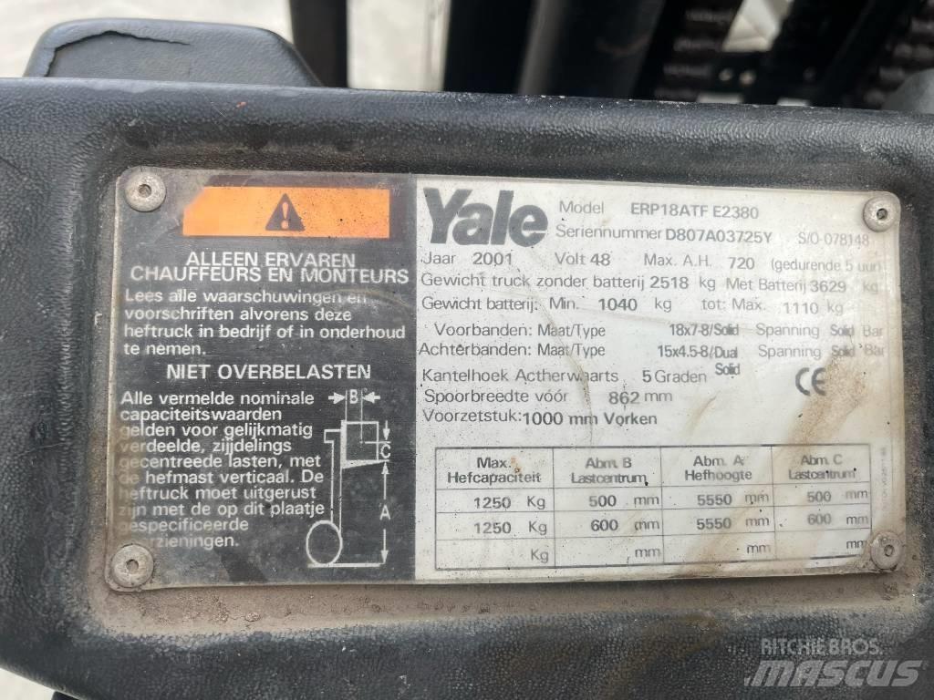 Yale ERP 18 ATF 电动叉车