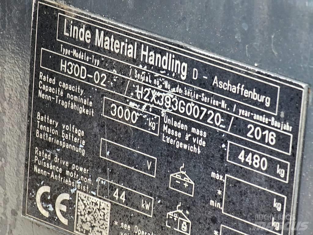 Linde H30D-02 柴油叉车