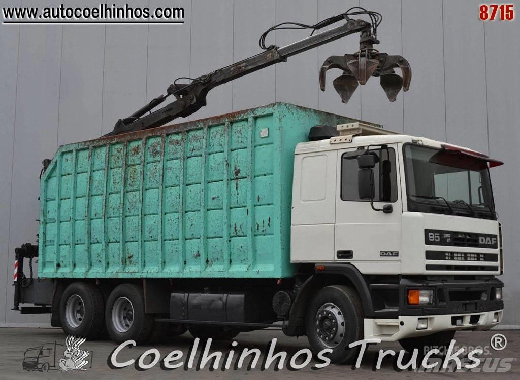 DAF 95Ati 380 平板栏板货车