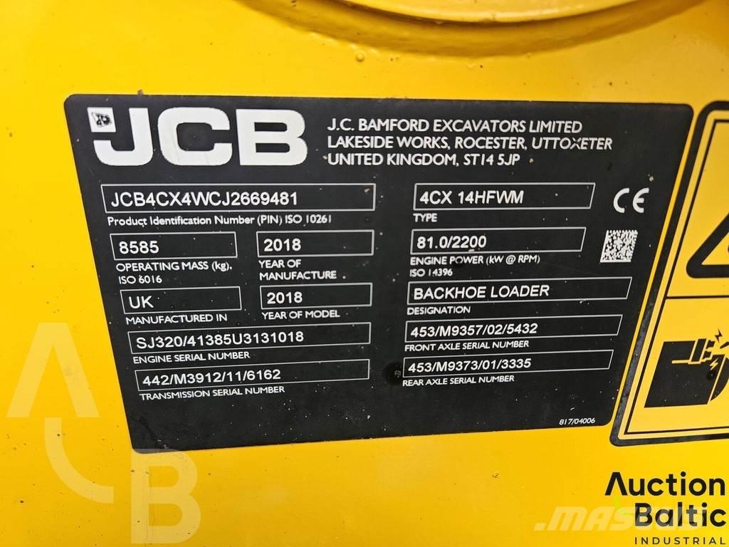 JCB 4 CX 反铲装载机