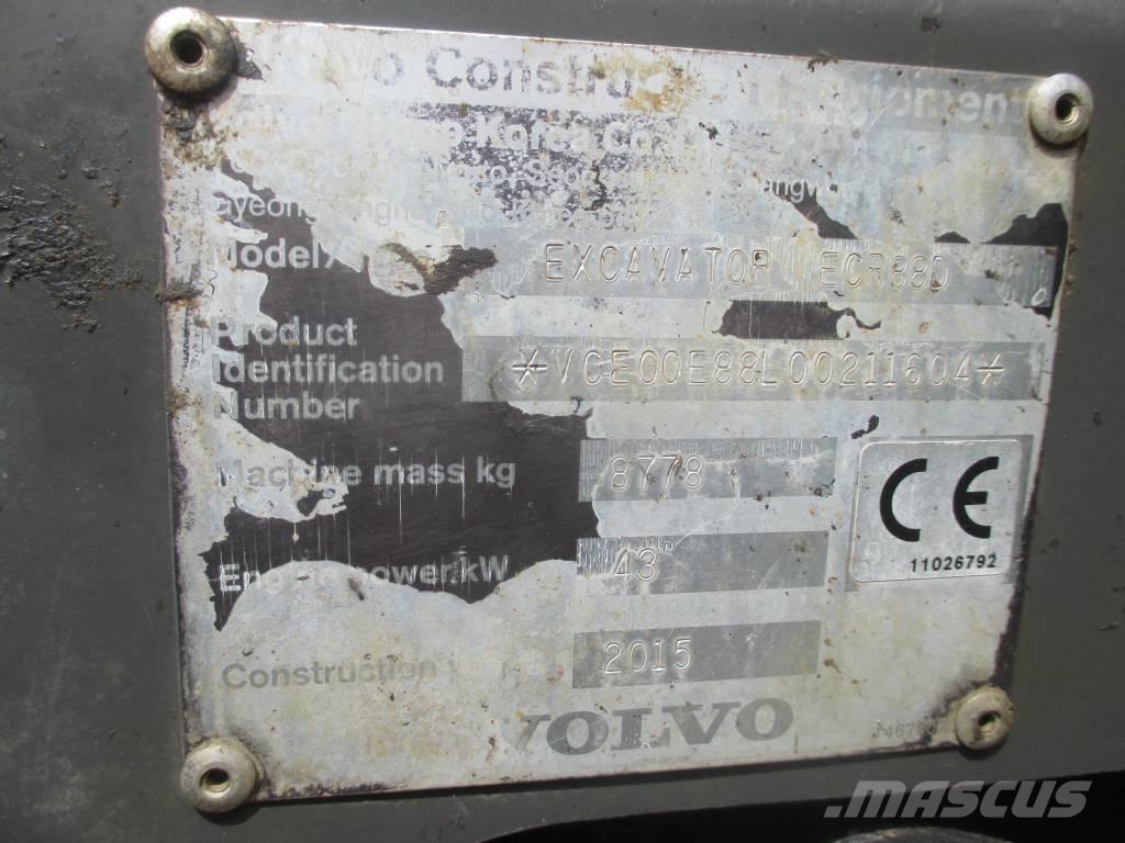 Volvo ECR 88 D 中型挖掘机