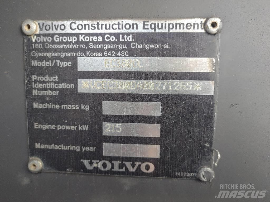 Volvo EC380DL 履带挖掘机