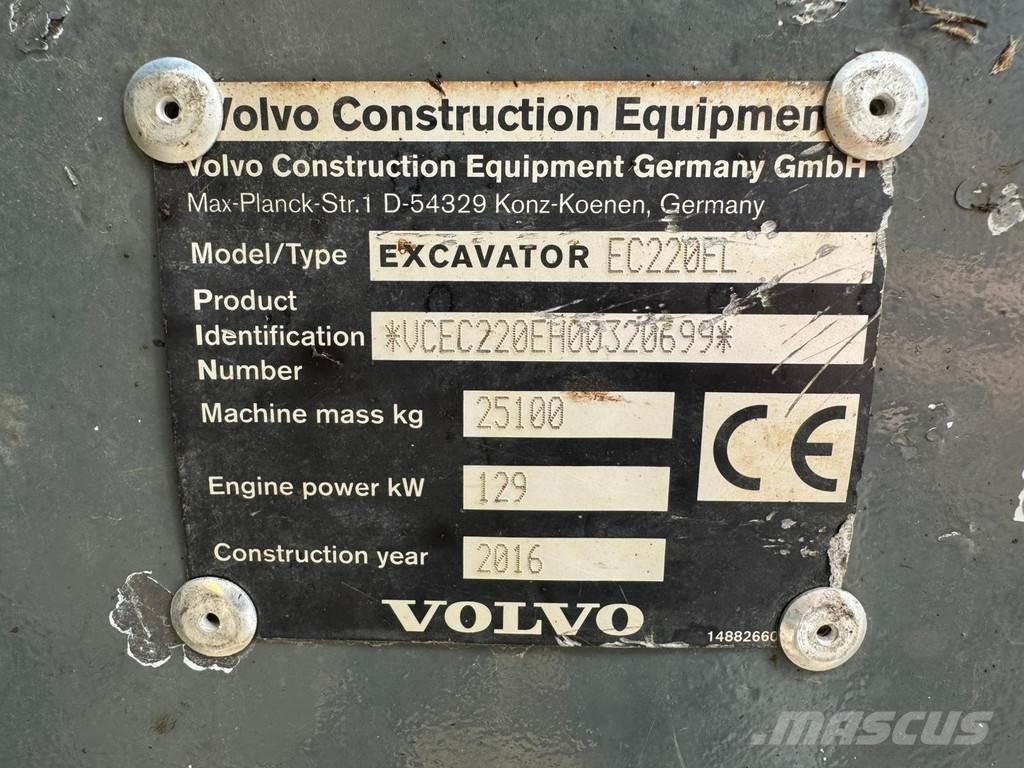 Volvo EC220EL 履带挖掘机