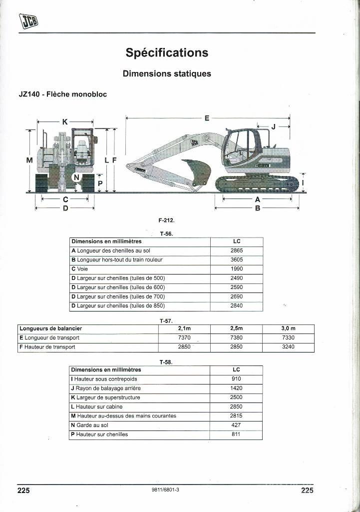 JCB JZ 140 D 履带挖掘机