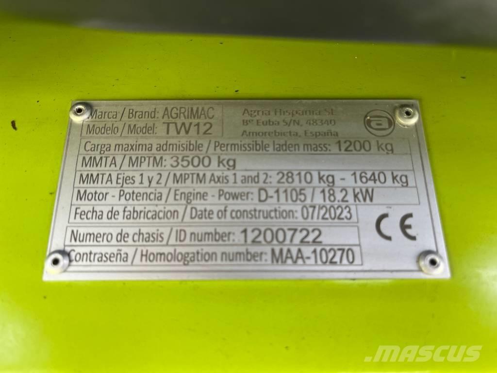 Agrimac TW 12 4x4 柴油叉车