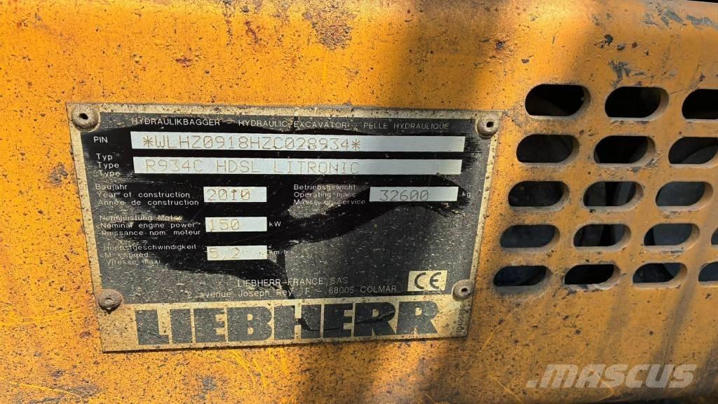 Liebherr R 934 C 履带挖掘机
