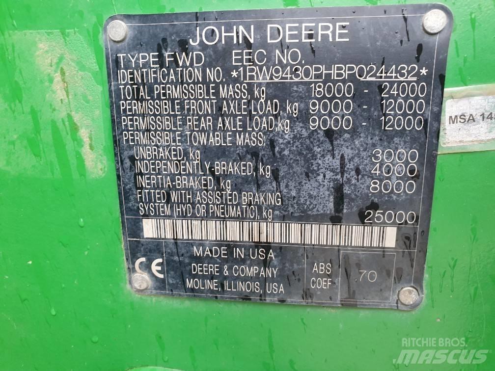John Deere 9430 拖拉机/农用车