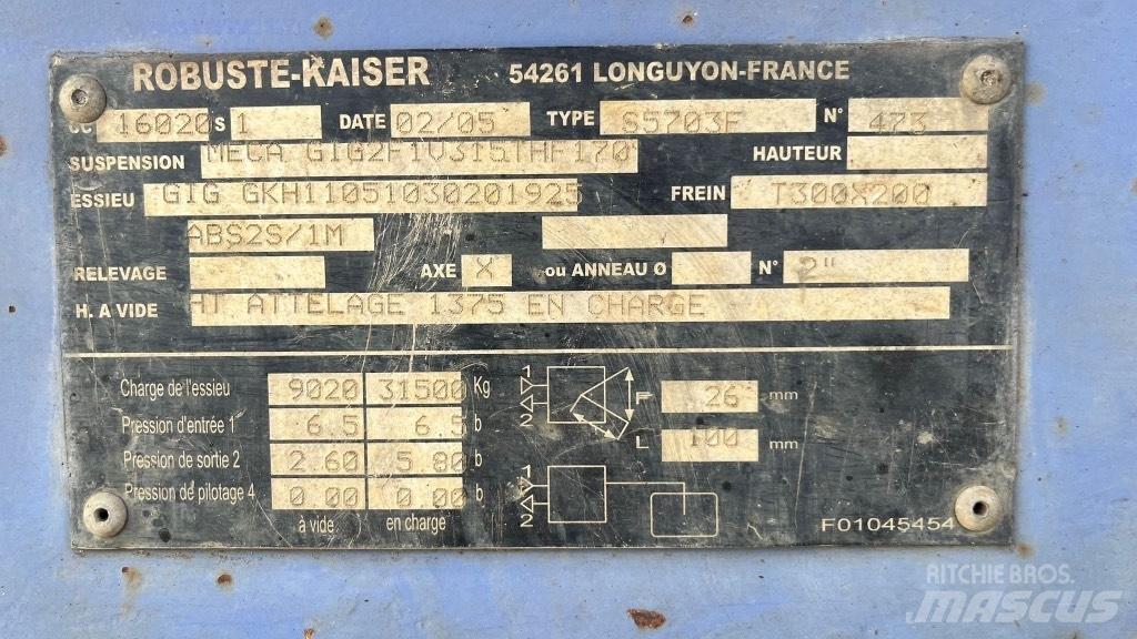 Kaiser TPSL 车辆运输半挂车