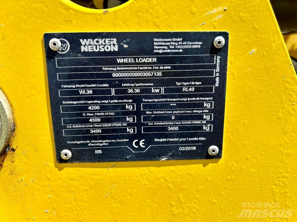 Wacker WL 38 轮式装载机