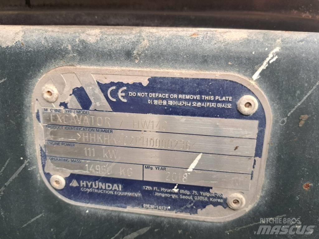 Hyundai HW140 轮式挖掘机