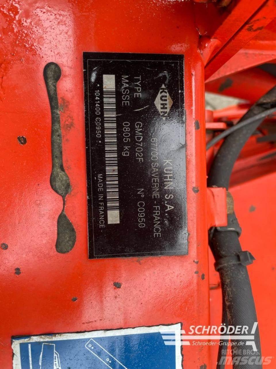 Kuhn GMD 702 F 割草机