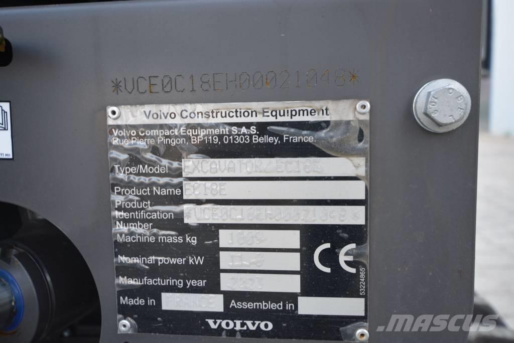 Volvo EC 18 E 小型挖掘机
