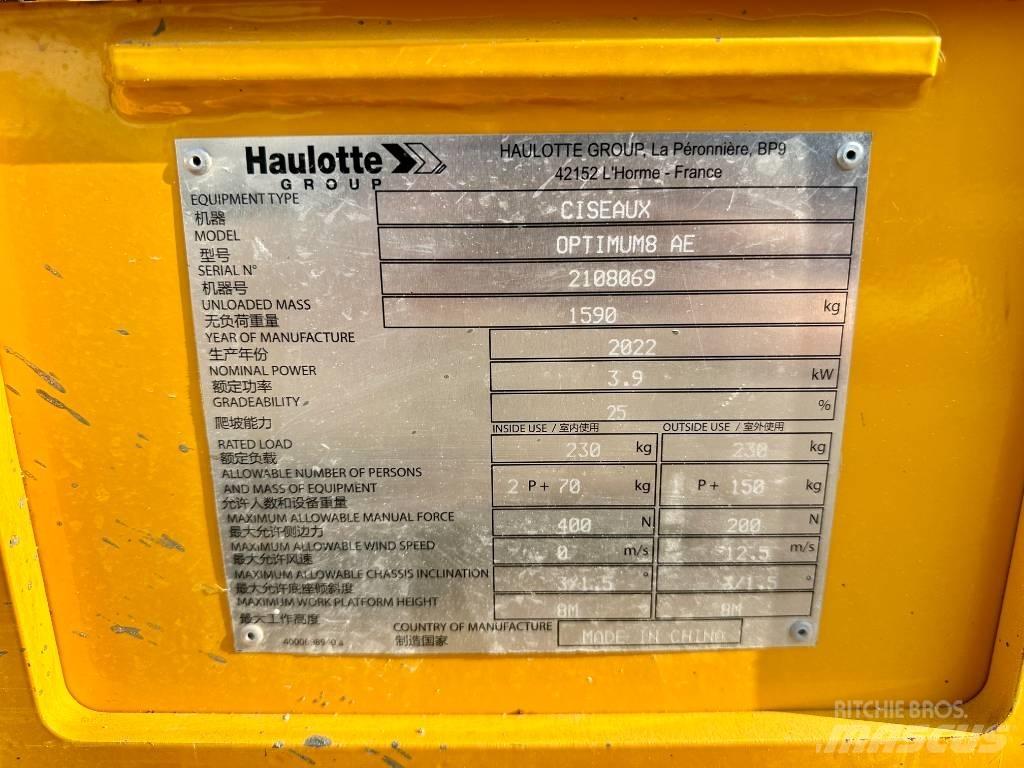 Haulotte OPTIMUM 8 剪叉式升降机