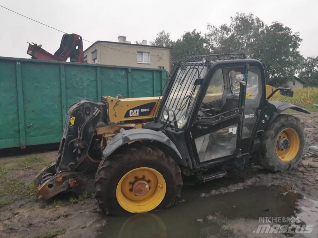 CAT TH 407 2013r 伸缩臂叉装车|叉装车