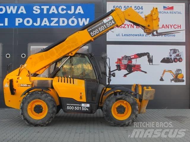 JCB 535-125 Hiviz 伸缩臂叉装车|叉装车