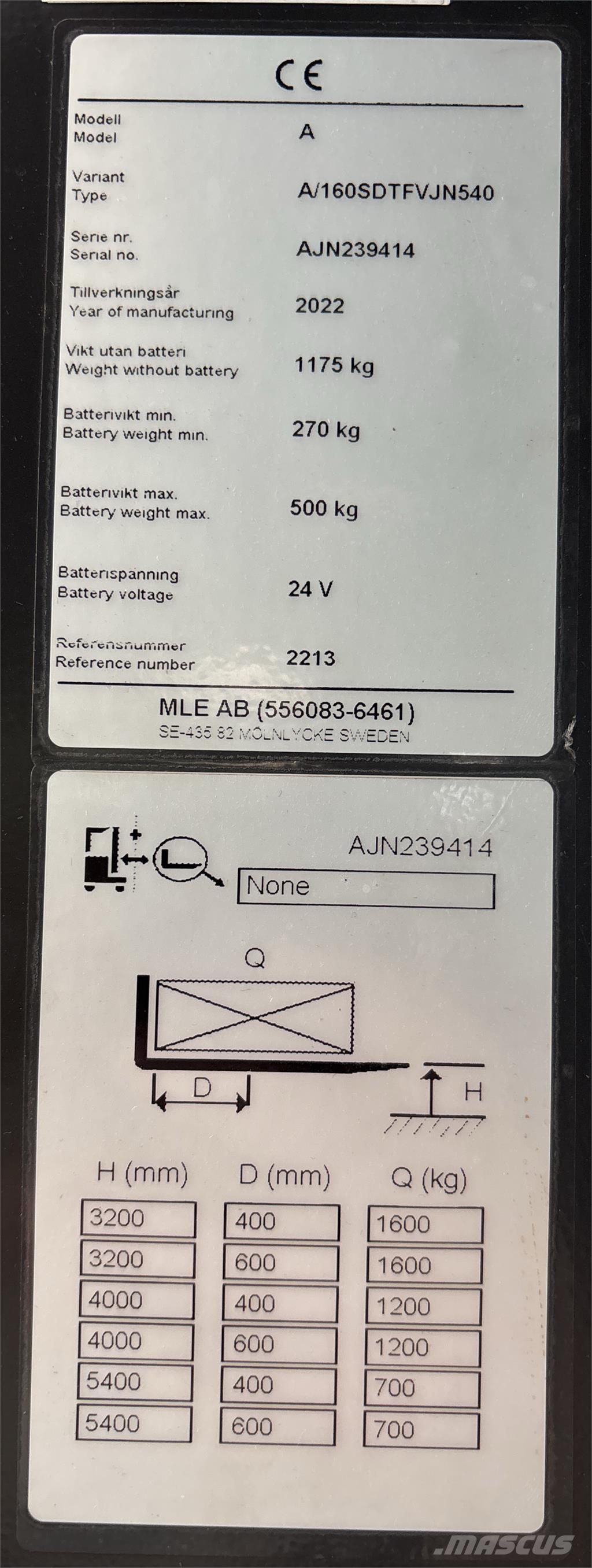 Atlet A160 行走式堆垛机