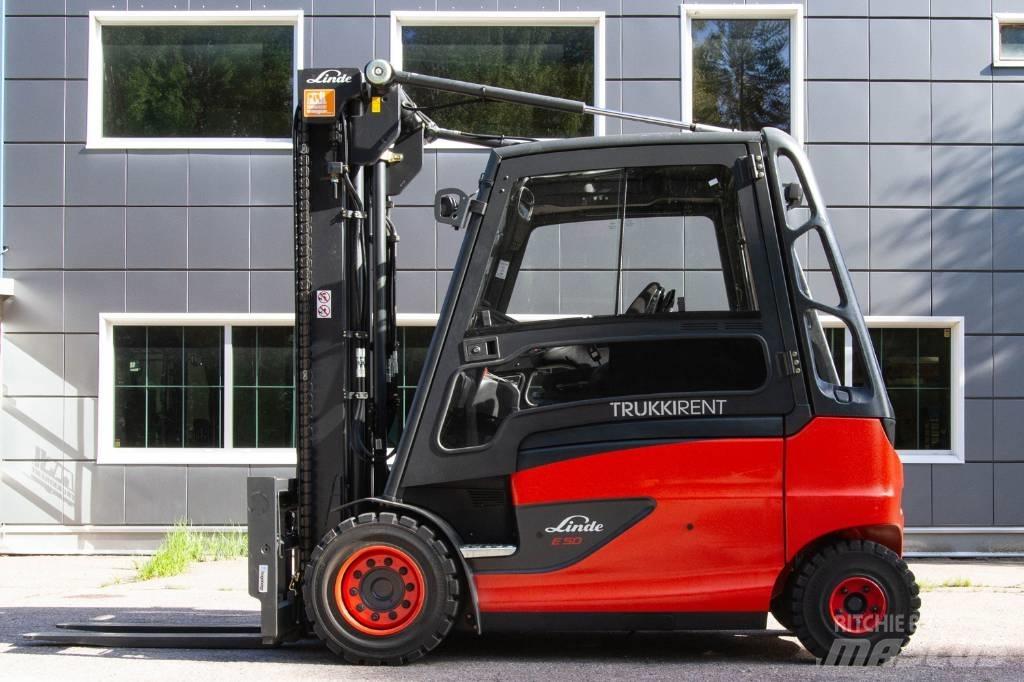 Linde E50HL-01 电动叉车