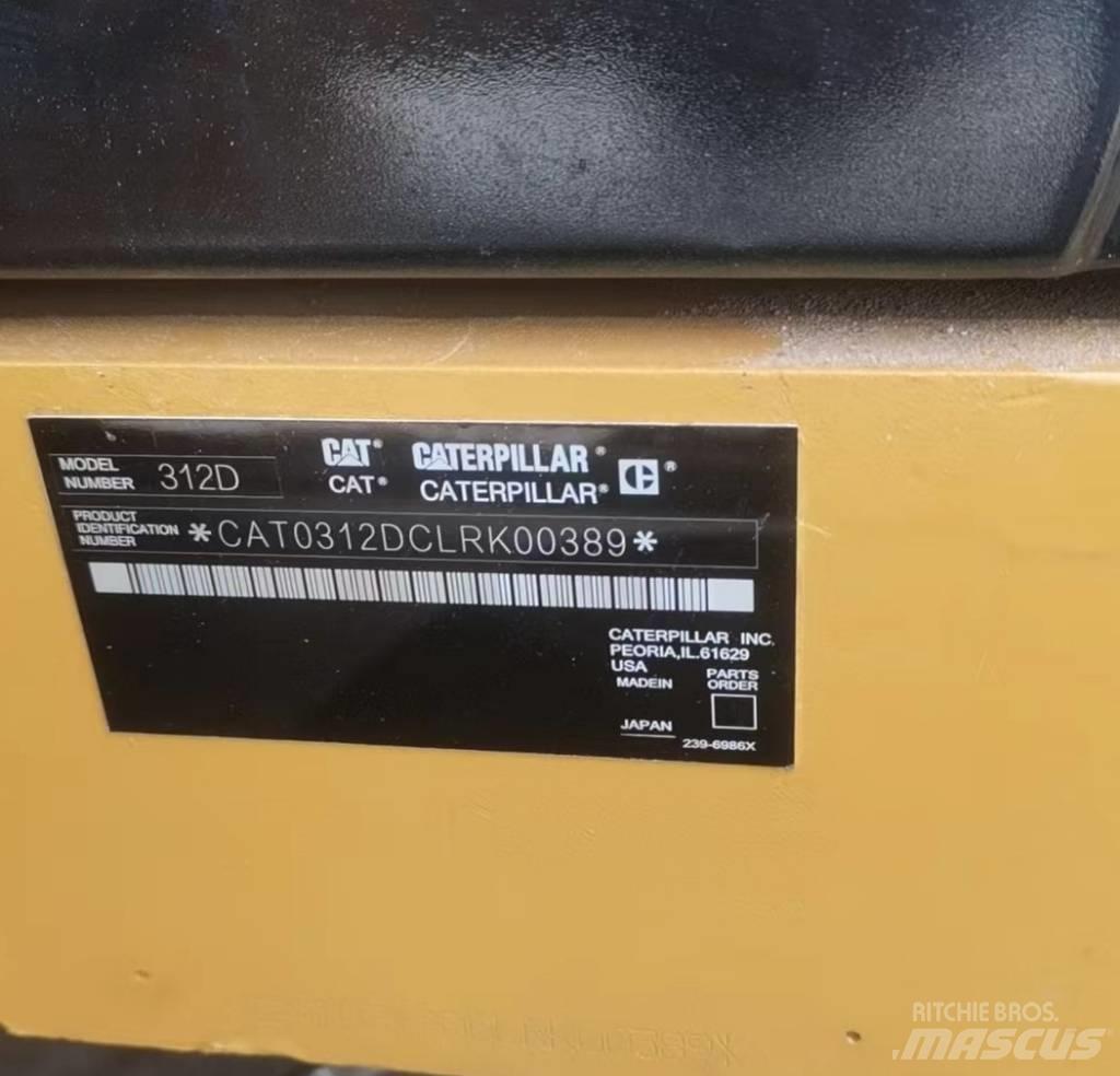 CAT 312 D 履带挖掘机